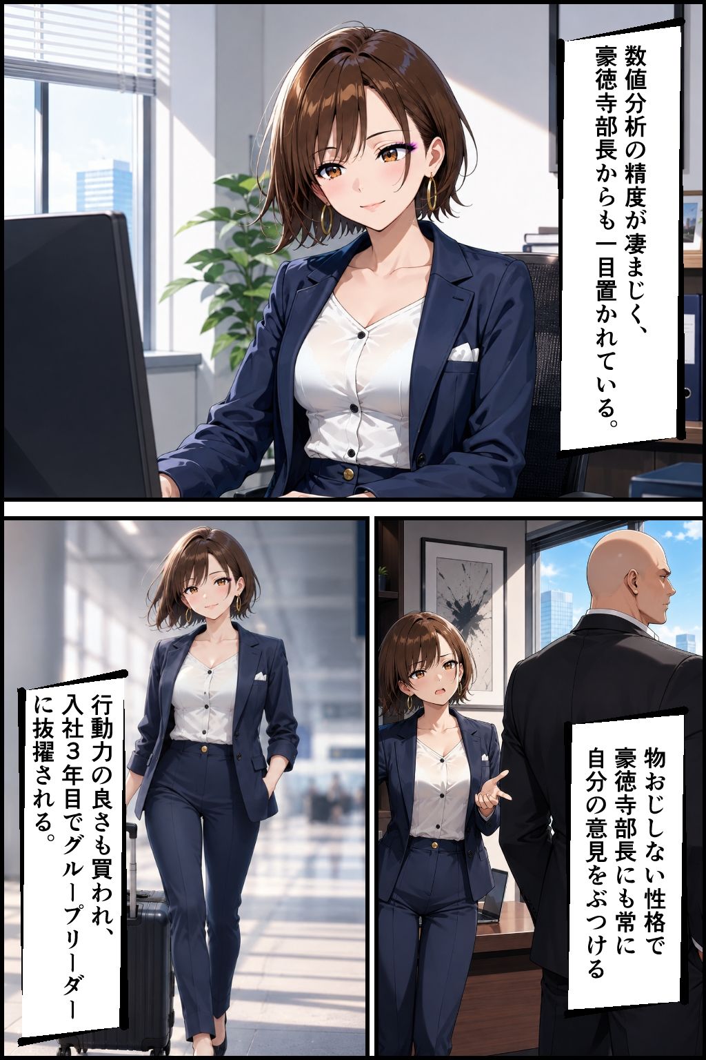 社内NTR調教 部下の彼女を奪い、極上のメスに仕立て上げる サンプル7ページ目