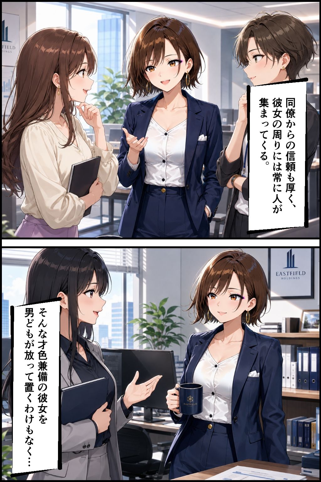 社内NTR調教 部下の彼女を奪い、極上のメスに仕立て上げる サンプル8ページ目