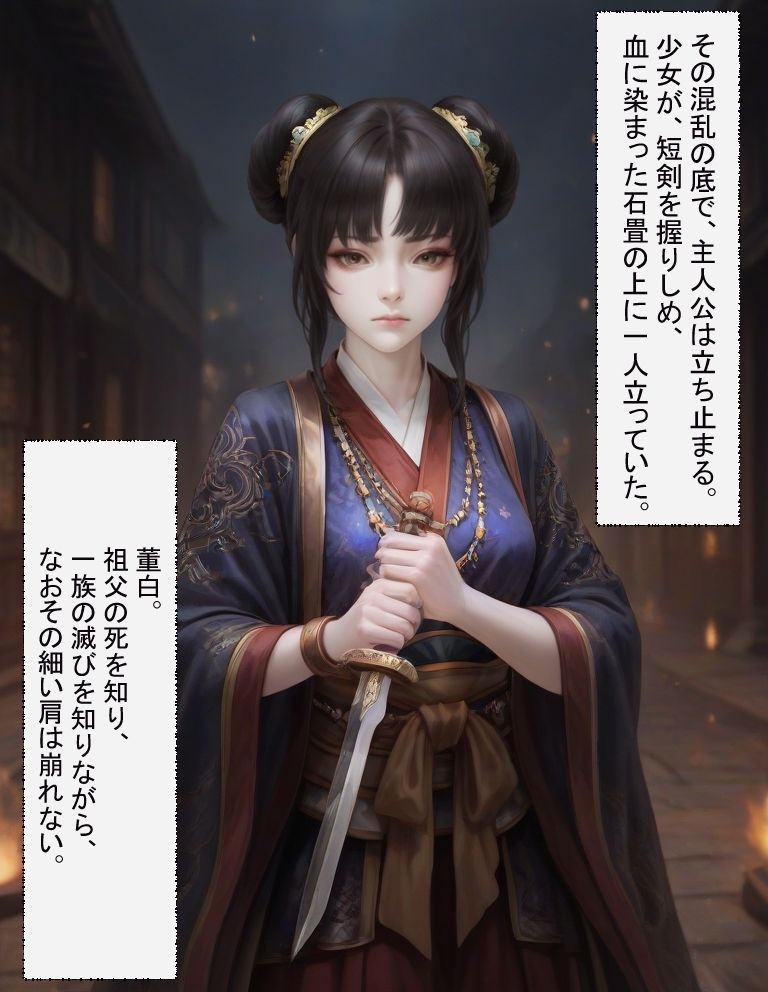 白き華の贖い ―董白は罪人を甘やかす― サンプル2ページ目