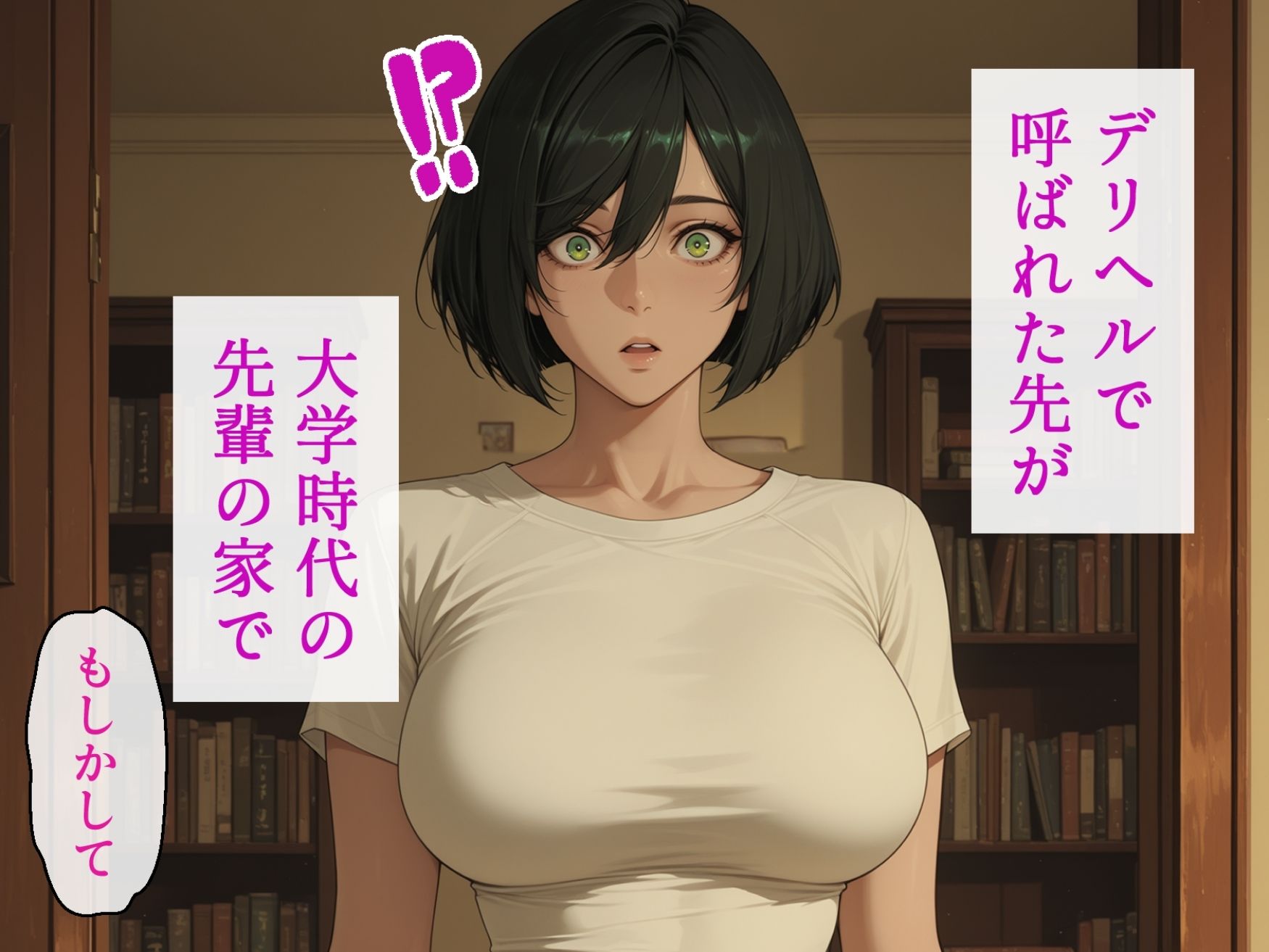 呼んだデリヘル嬢が大学コス研の後輩で人妻だった話 サンプル2ページ目