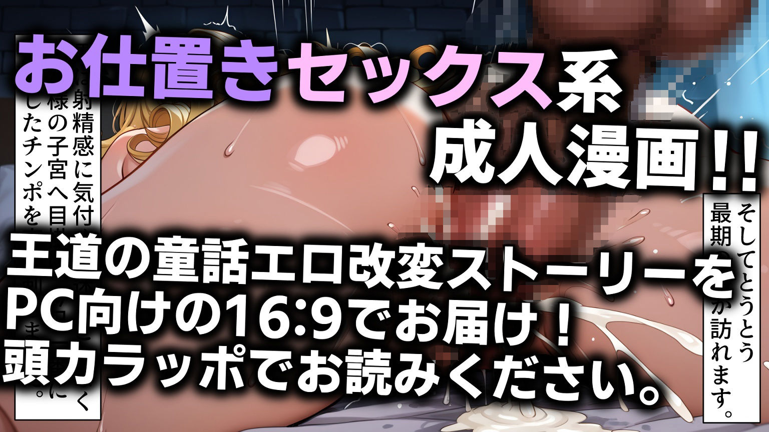えろ童話『純金の鞠と蛙化王女様』 サンプル6ページ目