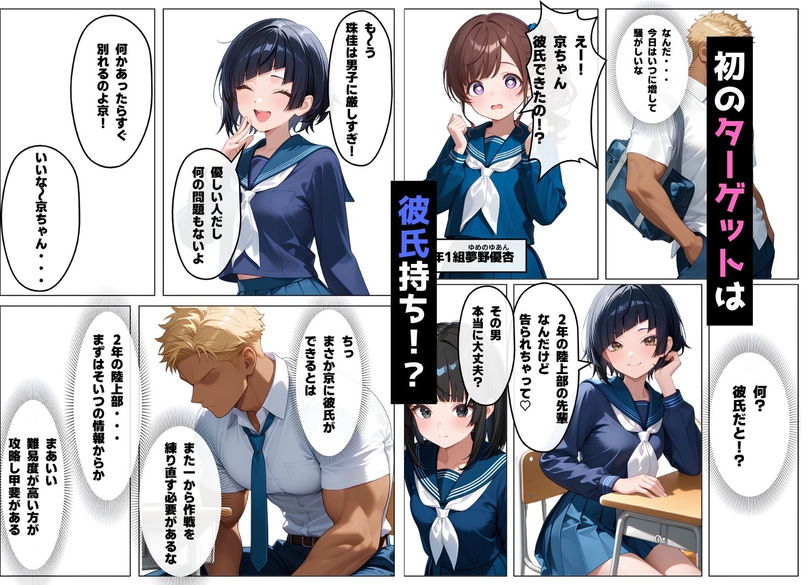 仙場の野望〜クラスの女子を全員俺のモノにするまで〜 サンプル3ページ目