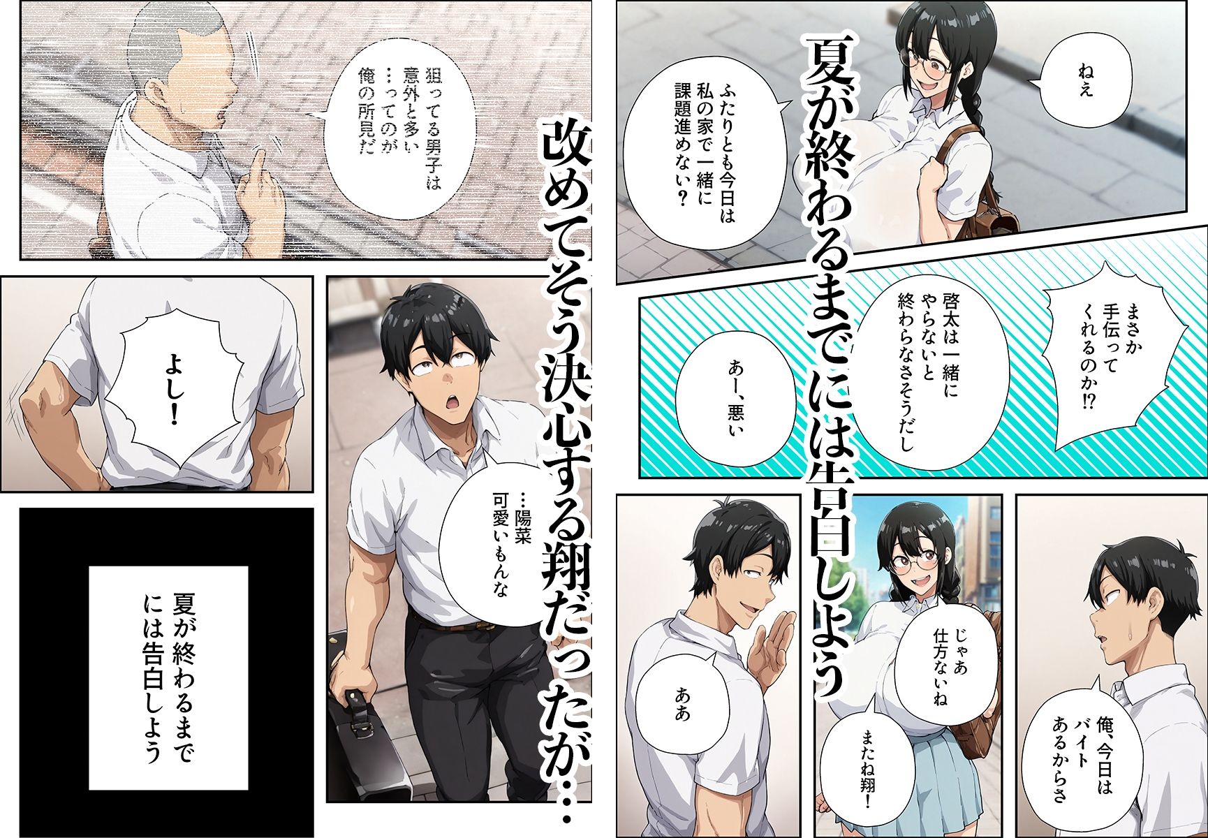 夏が終わる前に告白するから〜地味な幼馴染は絶倫巨根に堕ちる〜 サンプル3ページ目