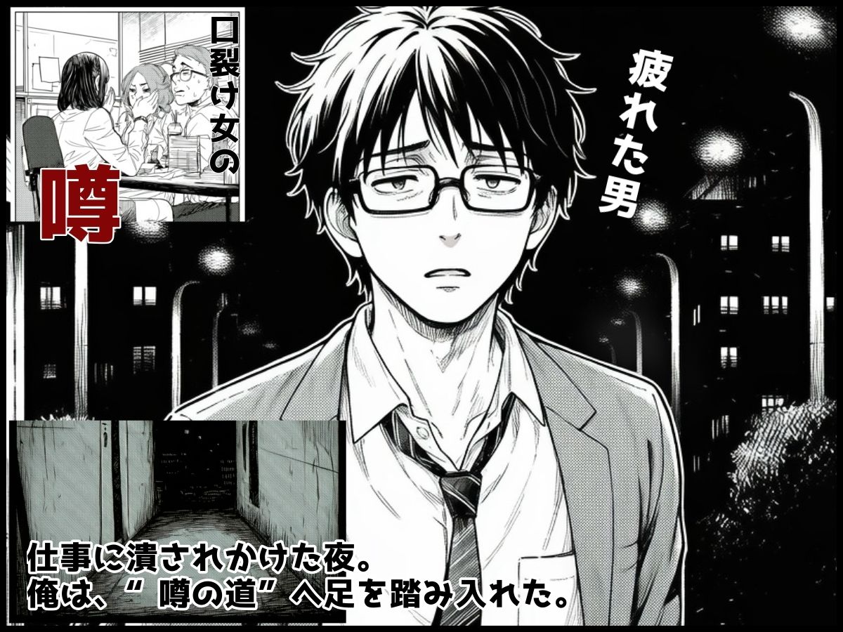 口裂け女でも構わない サンプル1ページ目