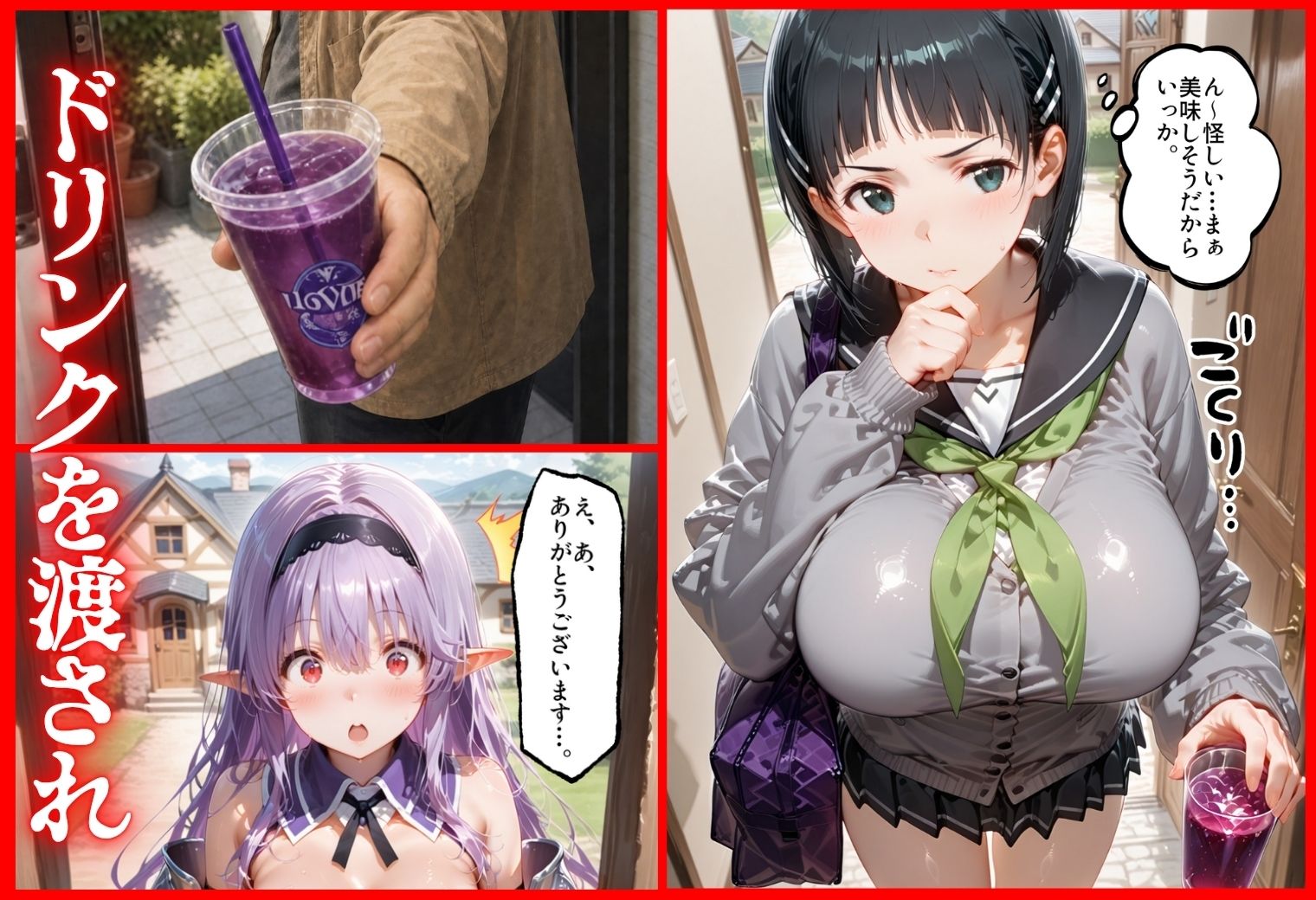 怪しいドリンクで眠っている間に孕ませSEXした話  Vol.2 サンプル4ページ目
