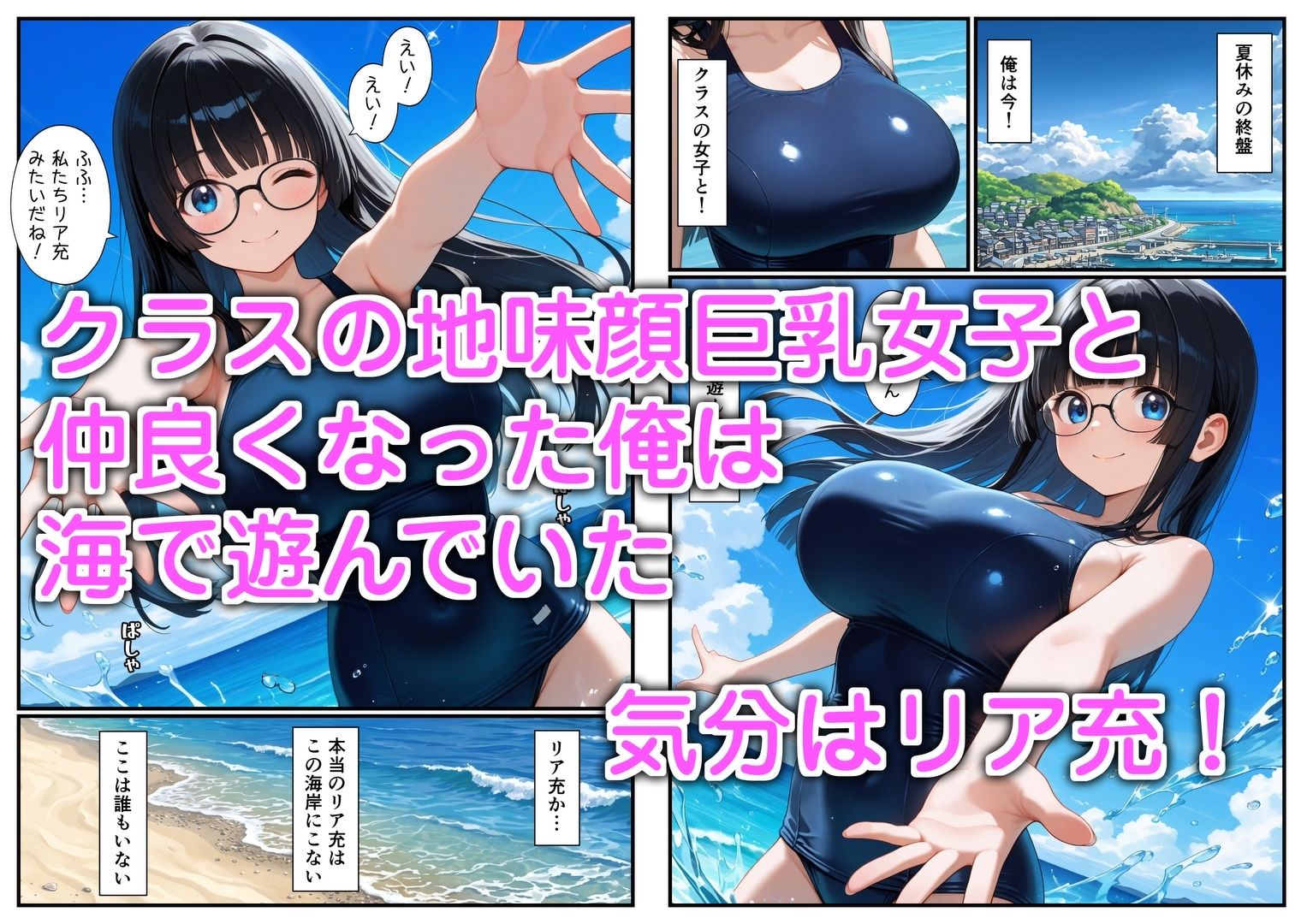 クラスの地味顔巨乳とセフレになった3 〜赤ちゃんごっこ編〜 サンプル1ページ目