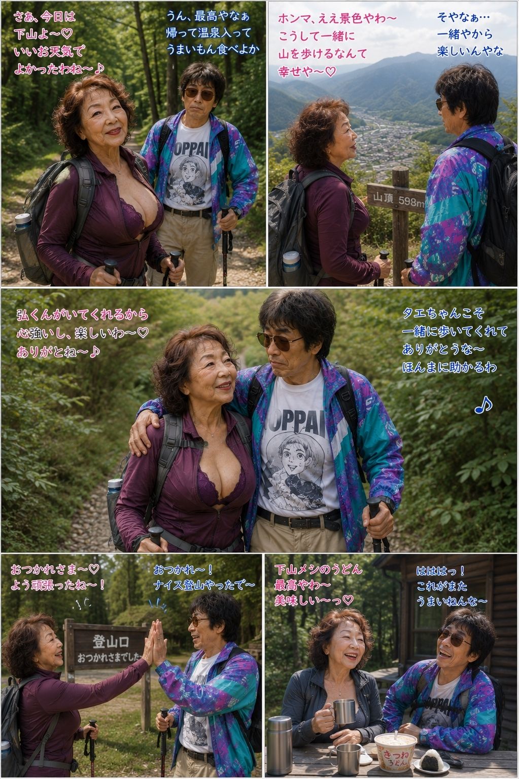 妙子（タエコ）と弘（ヒロム）16 妙子と弘の軽登山編 サンプル6ページ目
