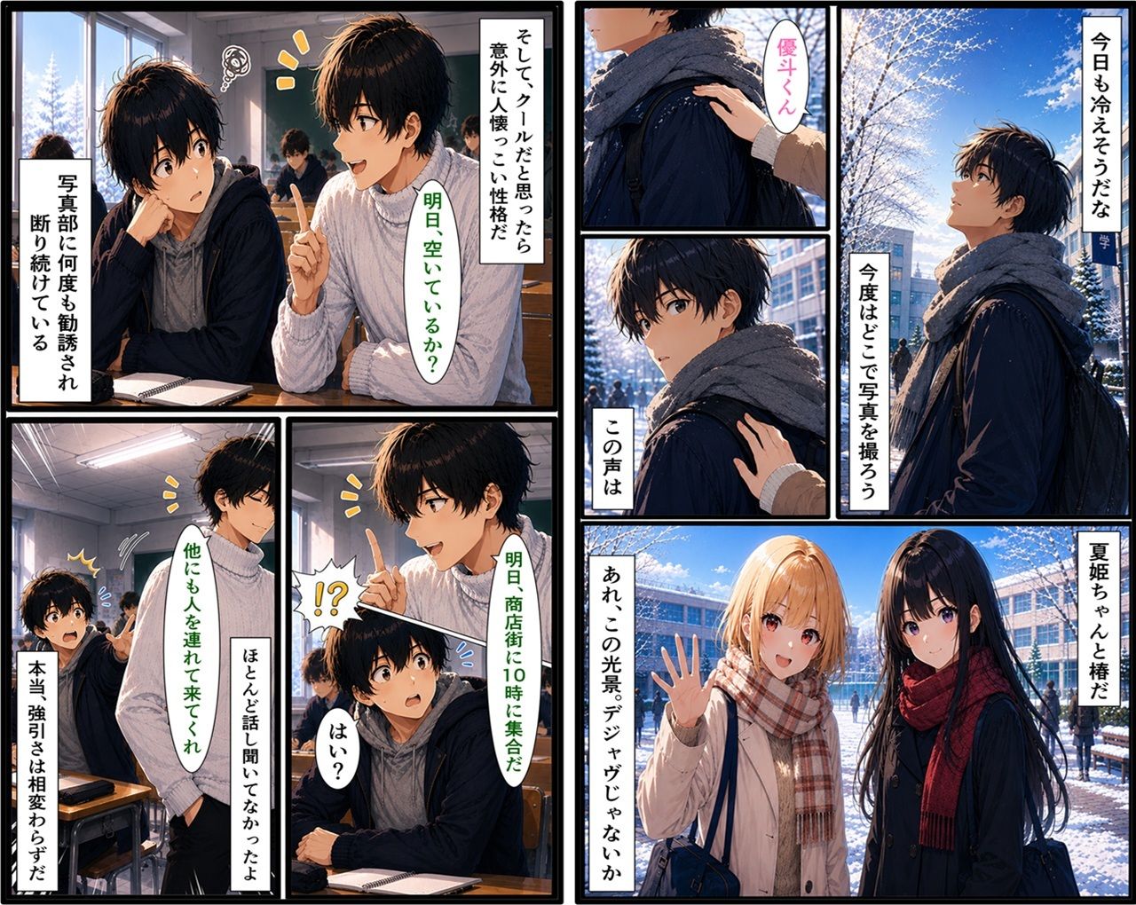 無防備すぎる同級生に、理性が追いつかなかった話 第17話「サンタ姿の君と、特別なクリスマス」 サンプル1ページ目