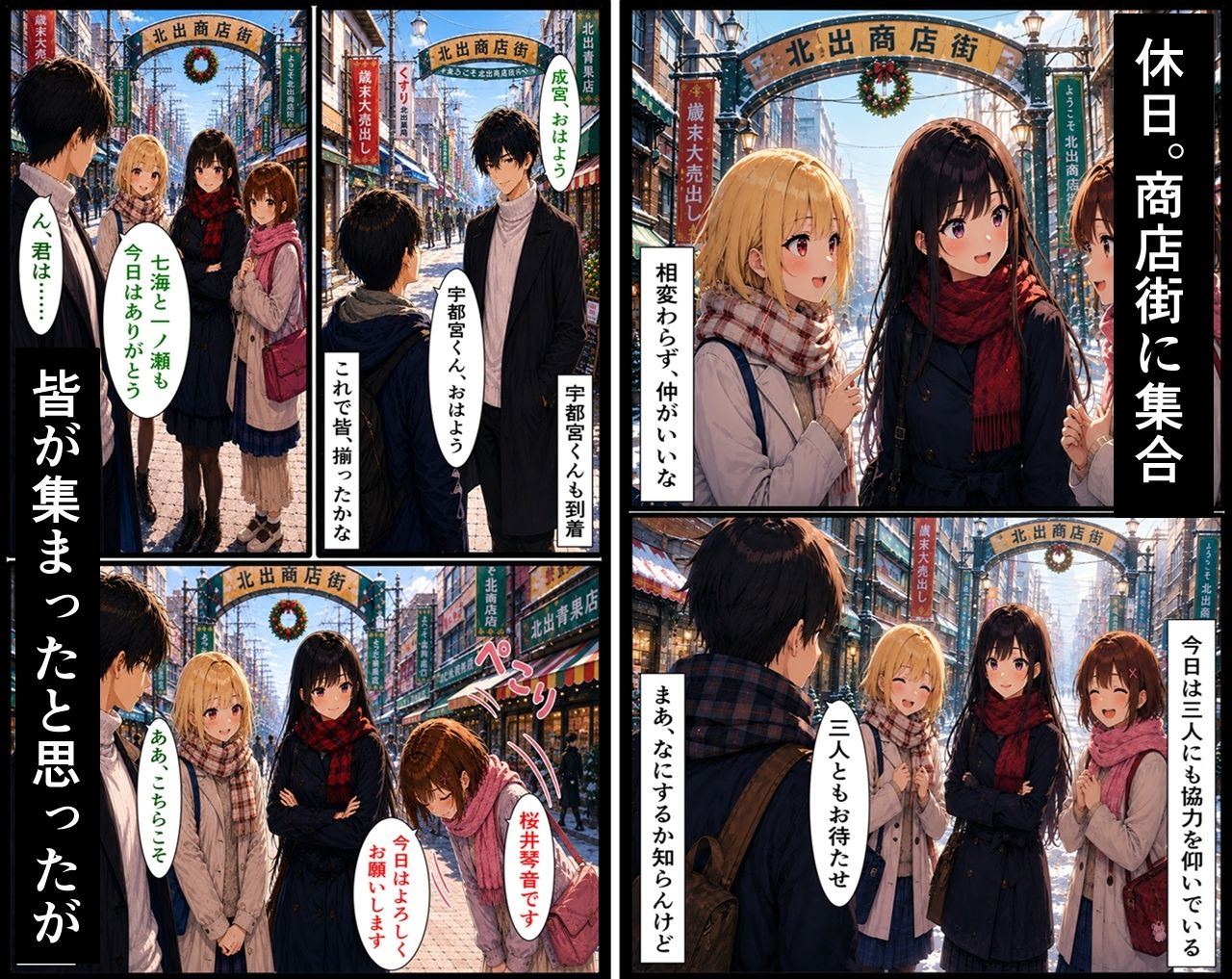 無防備すぎる同級生に、理性が追いつかなかった話 第17話「サンタ姿の君と、特別なクリスマス」 サンプル2ページ目