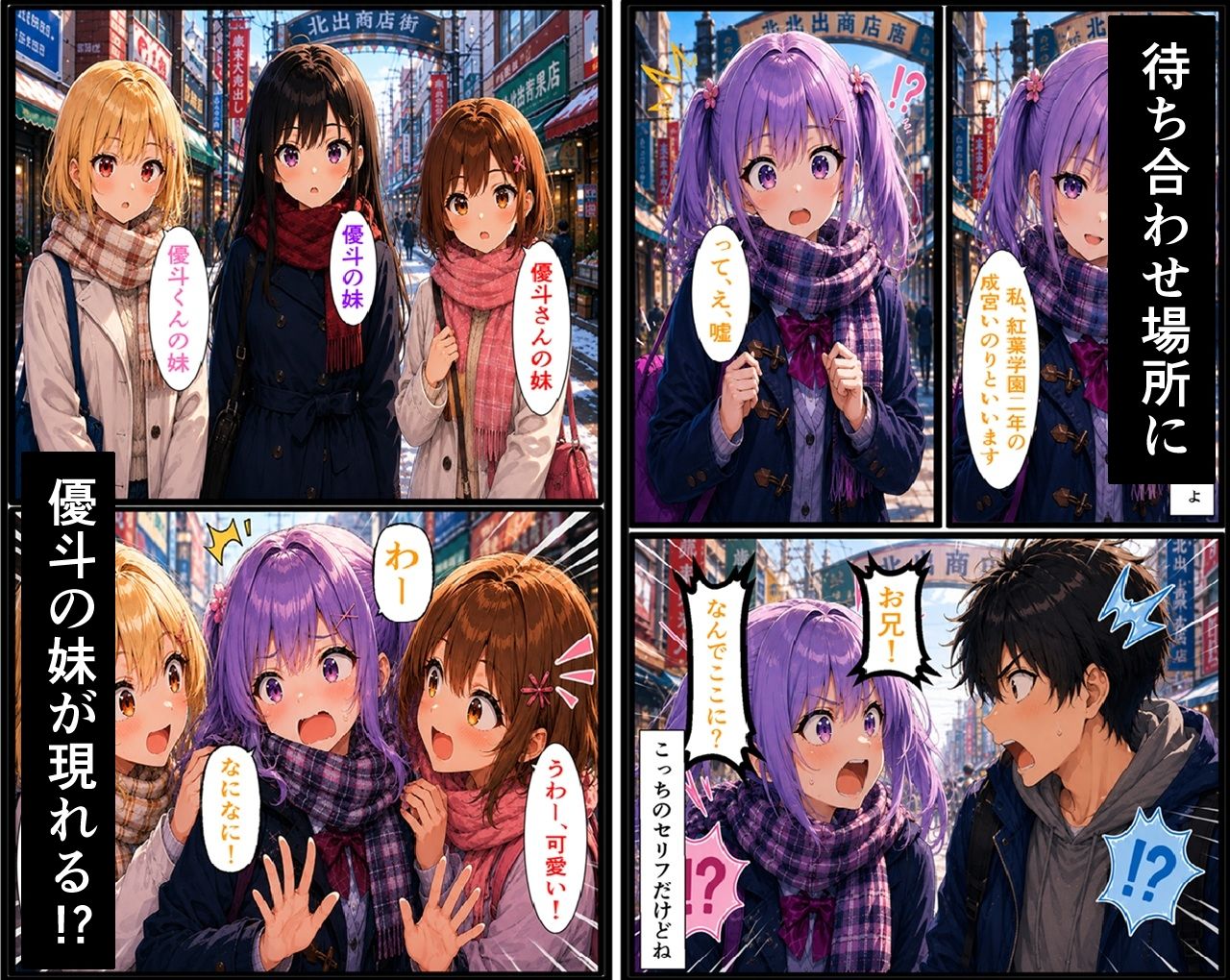 無防備すぎる同級生に、理性が追いつかなかった話 第17話「サンタ姿の君と、特別なクリスマス」 サンプル3ページ目