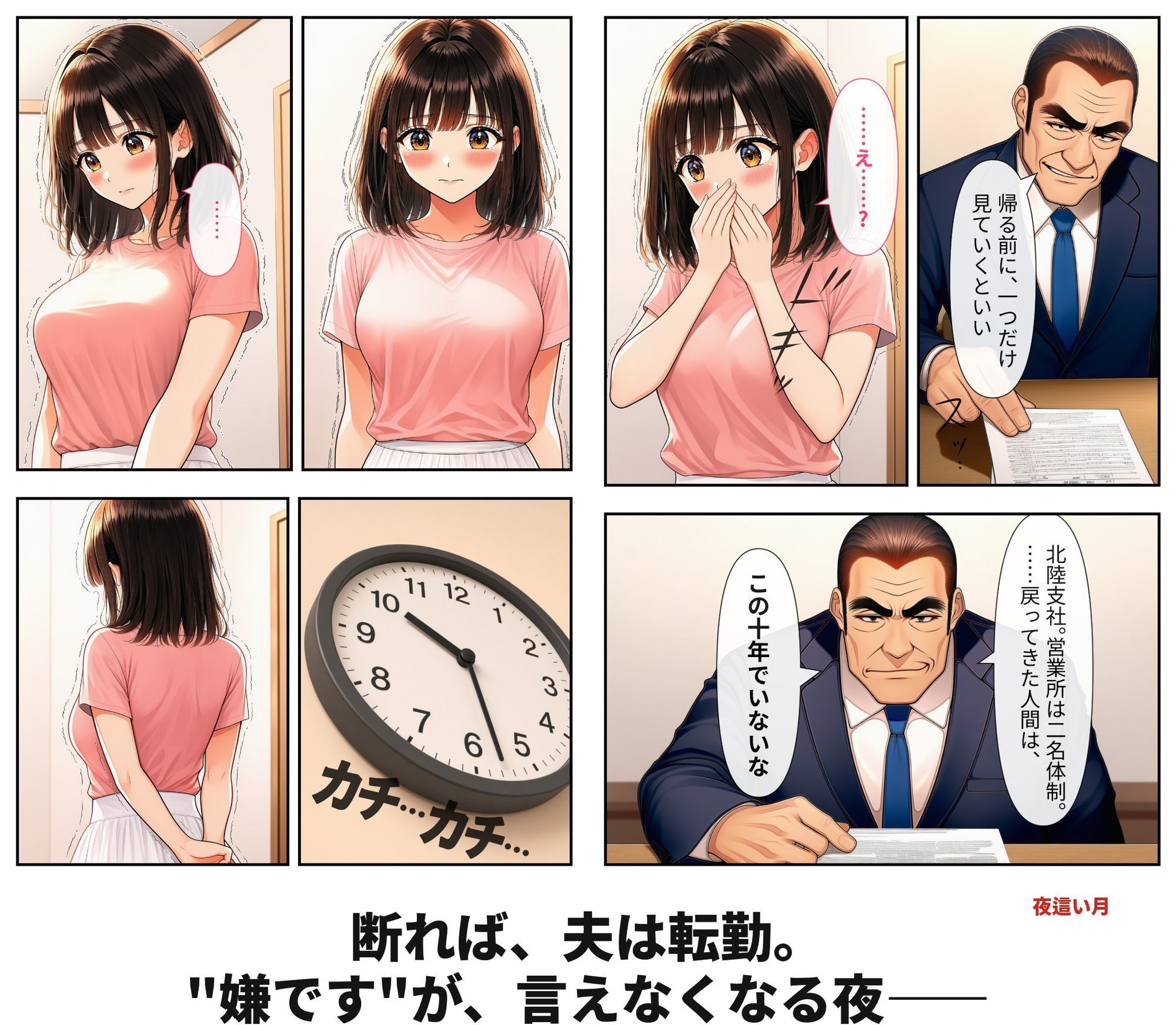 社宅の人妻 〜夫の昇進は、上司の妻役から〜 前編 サンプル3ページ目