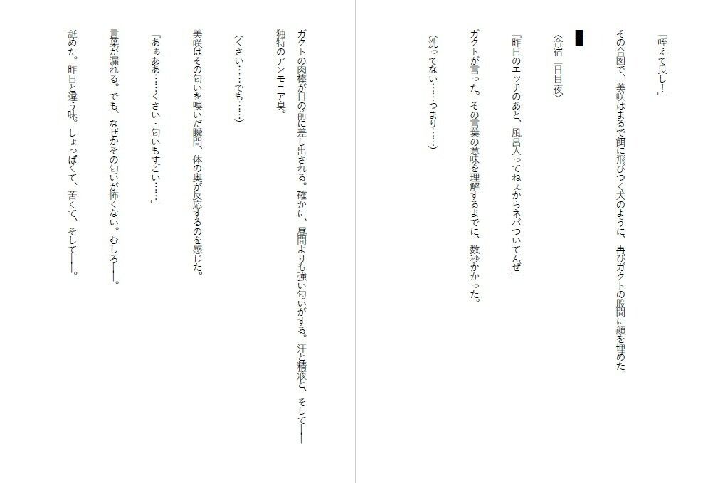 潔癖肉便器姫〜清楚な彼女は50人の男の前でアナルを広げた〜 サンプル4ページ目