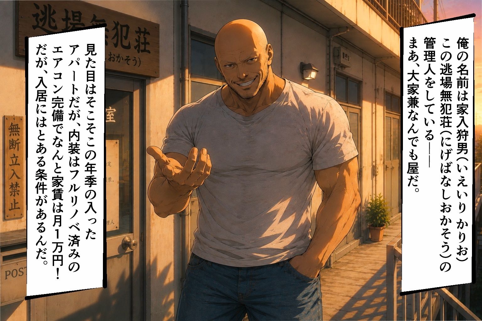 訳あり美女限定アパート！逃場無犯荘  大家に調教される逃亡メスたち  橘葵編 サンプル2ページ目
