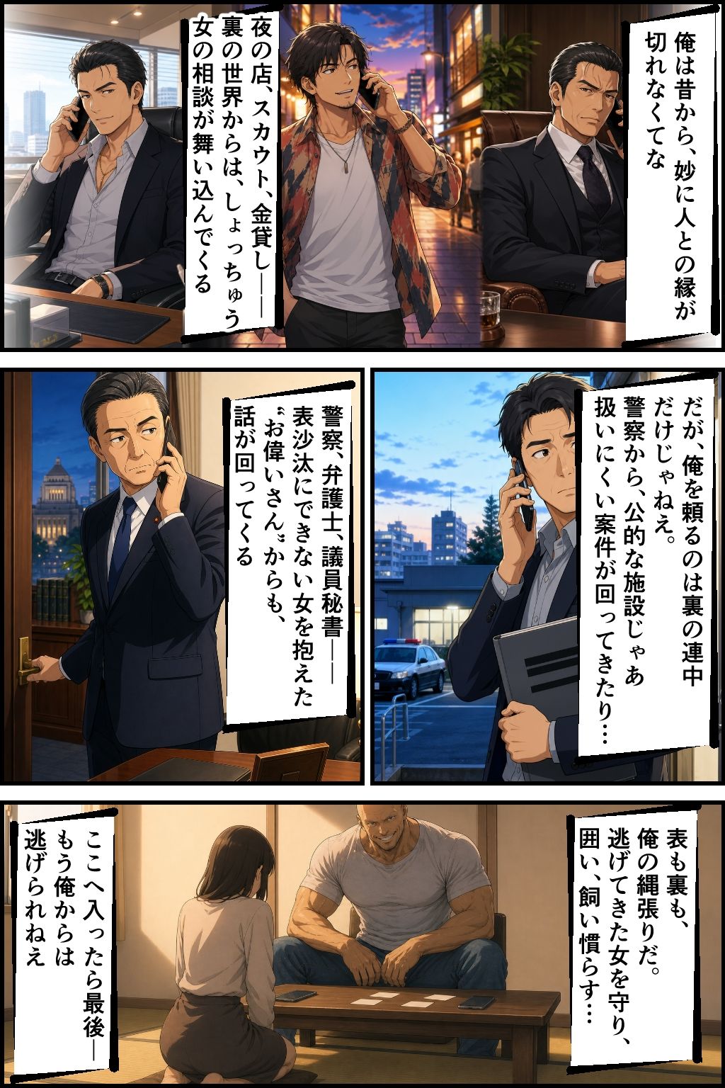 訳あり美女限定アパート！逃場無犯荘  大家に調教される逃亡メスたち  橘葵編 サンプル5ページ目