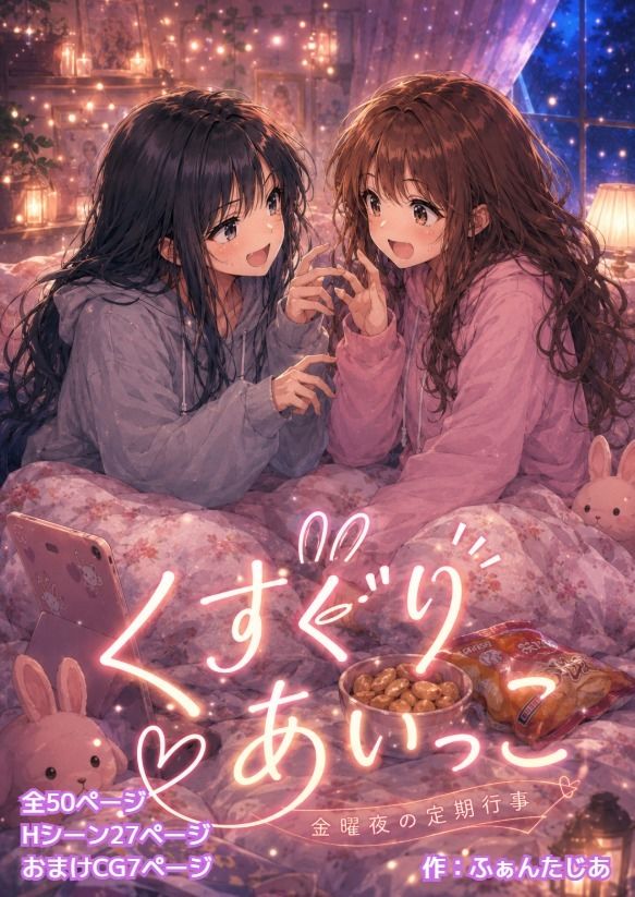 くすぐりあいっこ  レズの親友に我慢ゲームの敗者は拘束されて・・・ サンプル1ページ目