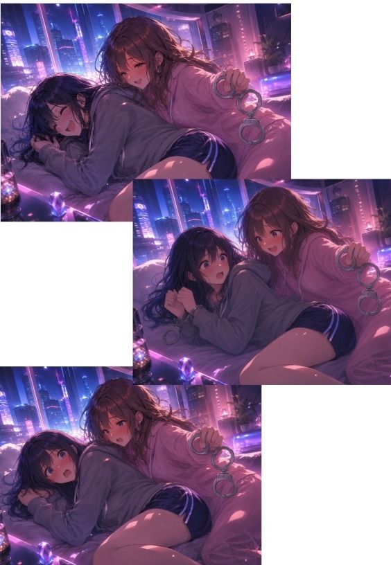 くすぐりあいっこ  レズの親友に我慢ゲームの敗者は拘束されて・・・ サンプル5ページ目