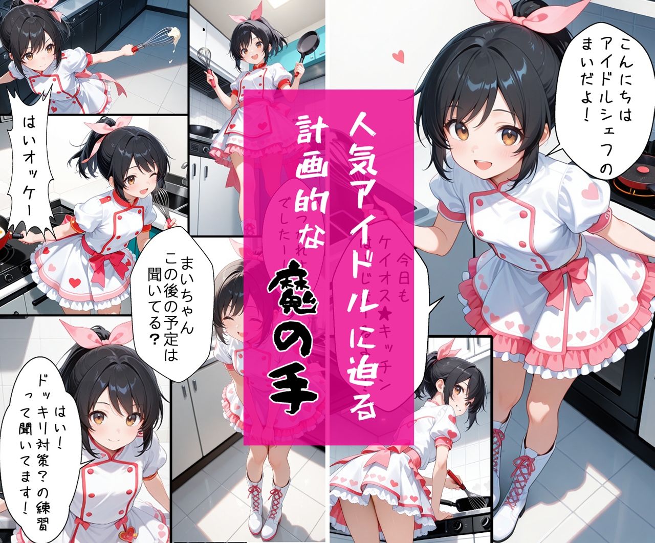 ザコ乳首シリーズ アイドルシェフ まいちゃん サンプル1ページ目