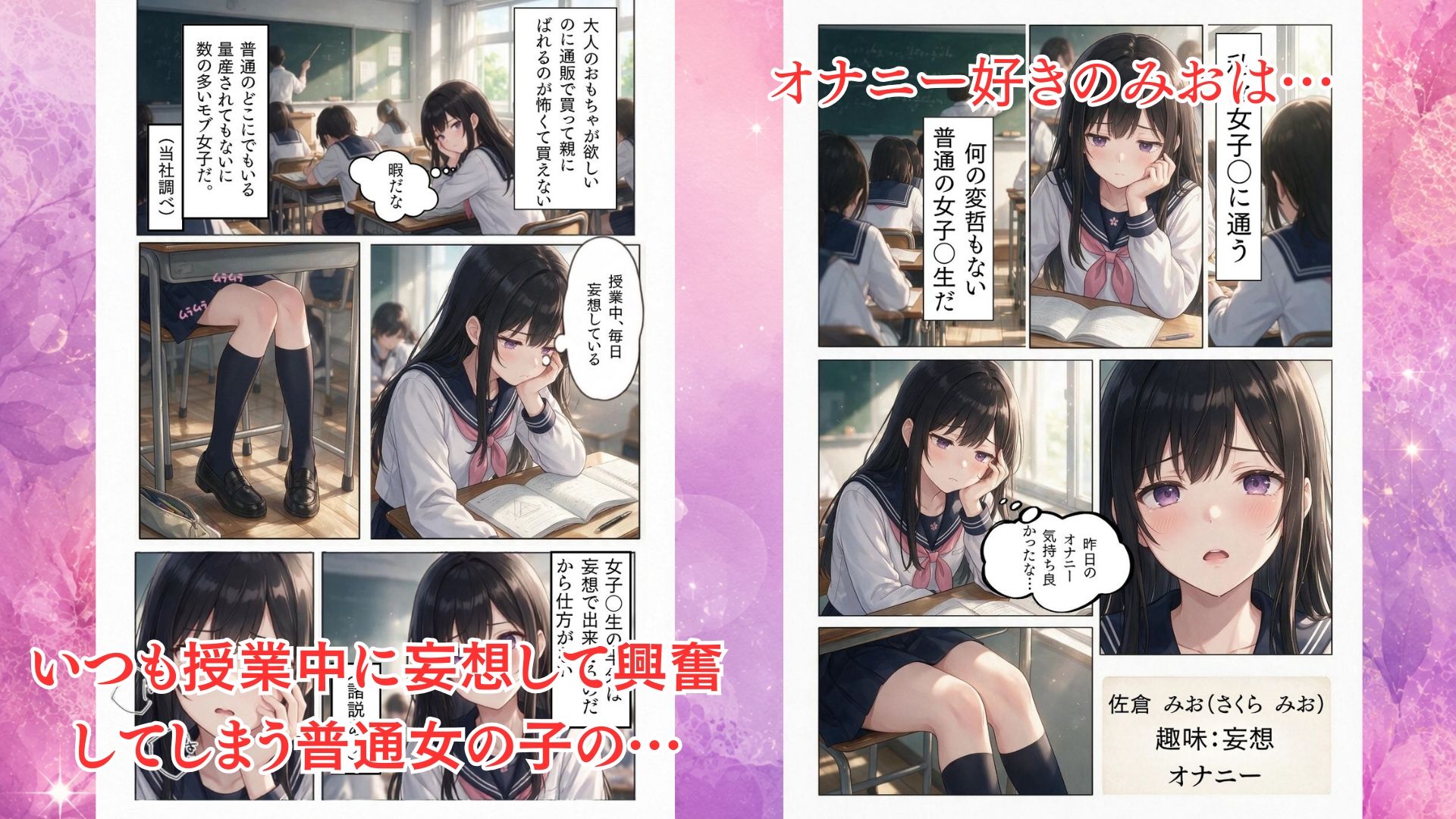 ほんとにあった興奮したオナニー日記1 サンプル1ページ目