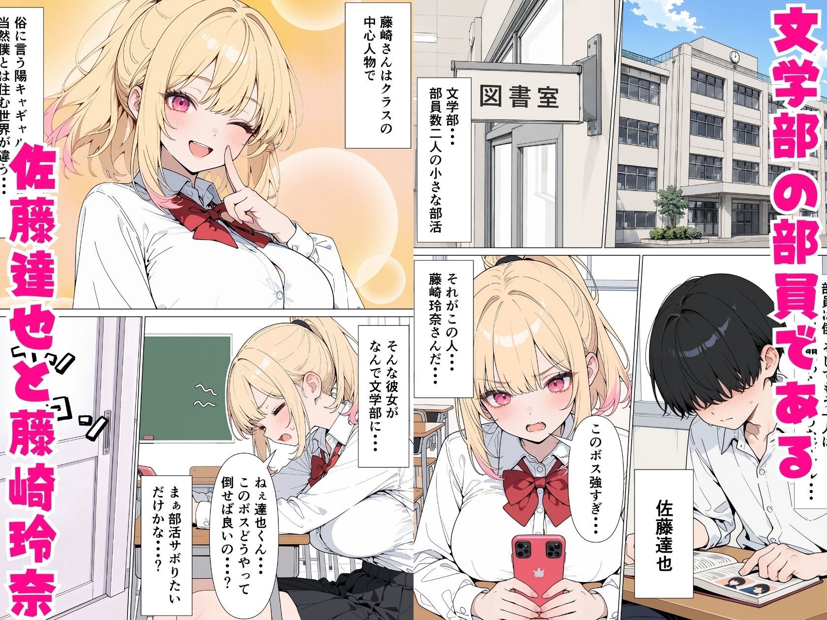 一軍ギャルに陰キャ女子の性処理をお願いされる話 サンプル1ページ目