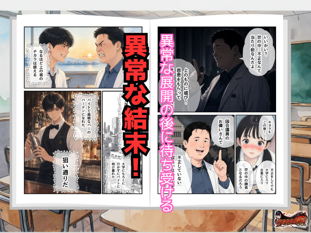 僕の好きなキヨラが58歳理科教師とした事が許しがた過ぎてボクは僕じゃなくなりました サンプル10ページ目
