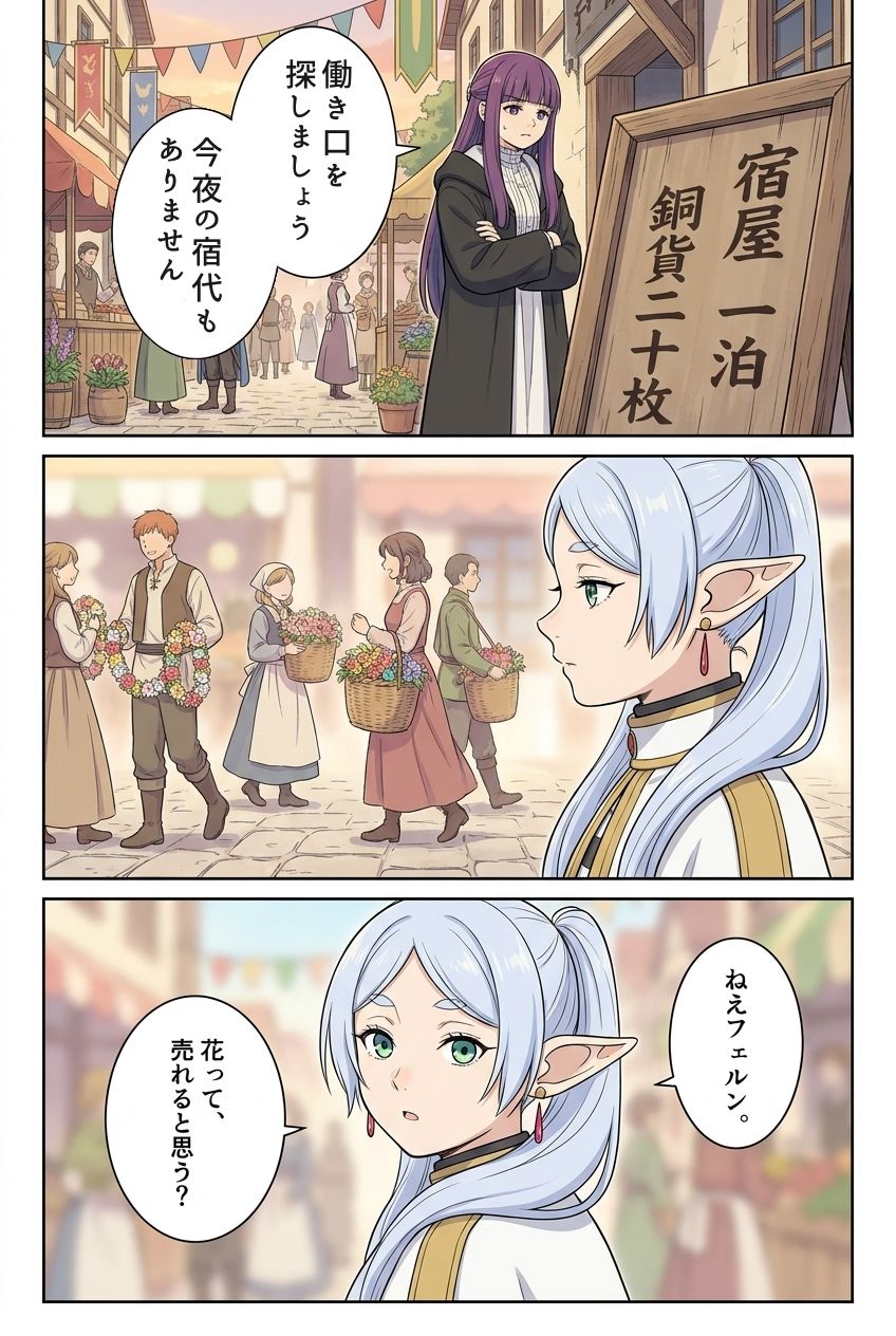 花送りのフリーレン サンプル4ページ目