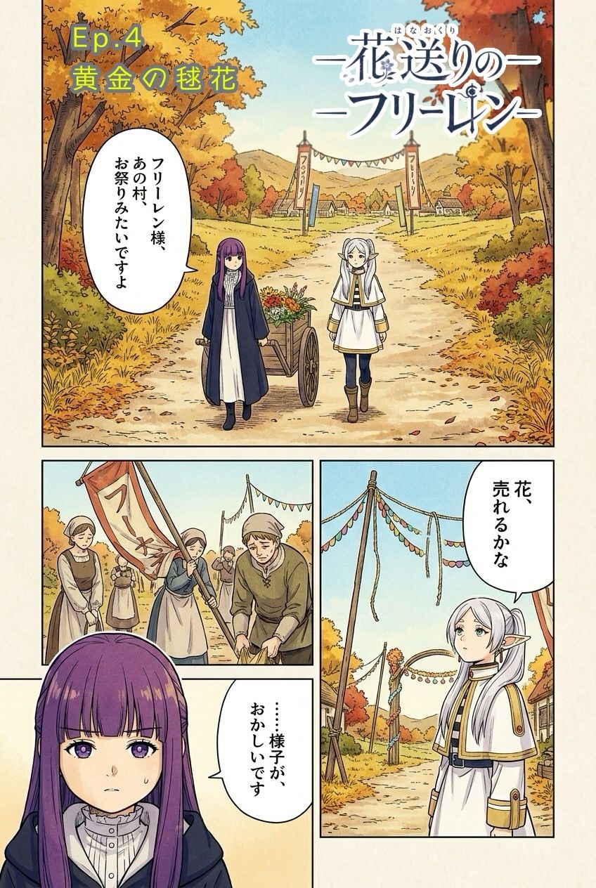花送りのフリーレン サンプル9ページ目