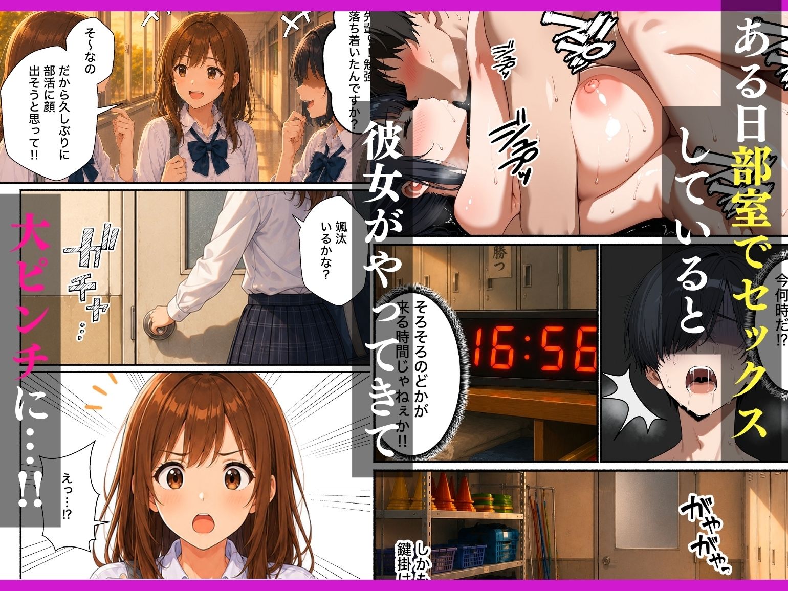 清楚系だと思っていた陸上部の後輩がど淫乱すぎて逆NTRされた話 サンプル7ページ目
