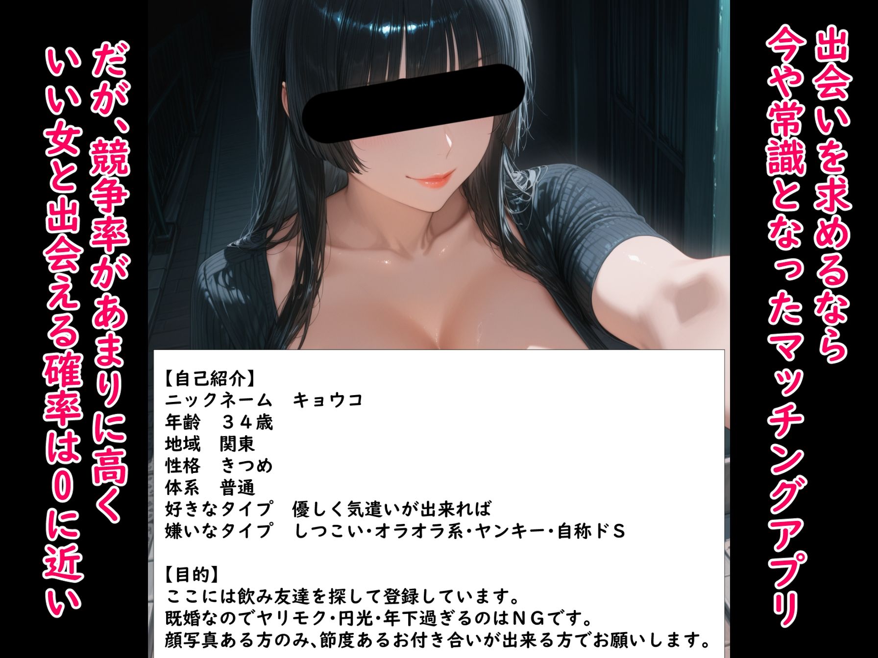自称ドSのヤリマン人妻 サンプル1ページ目