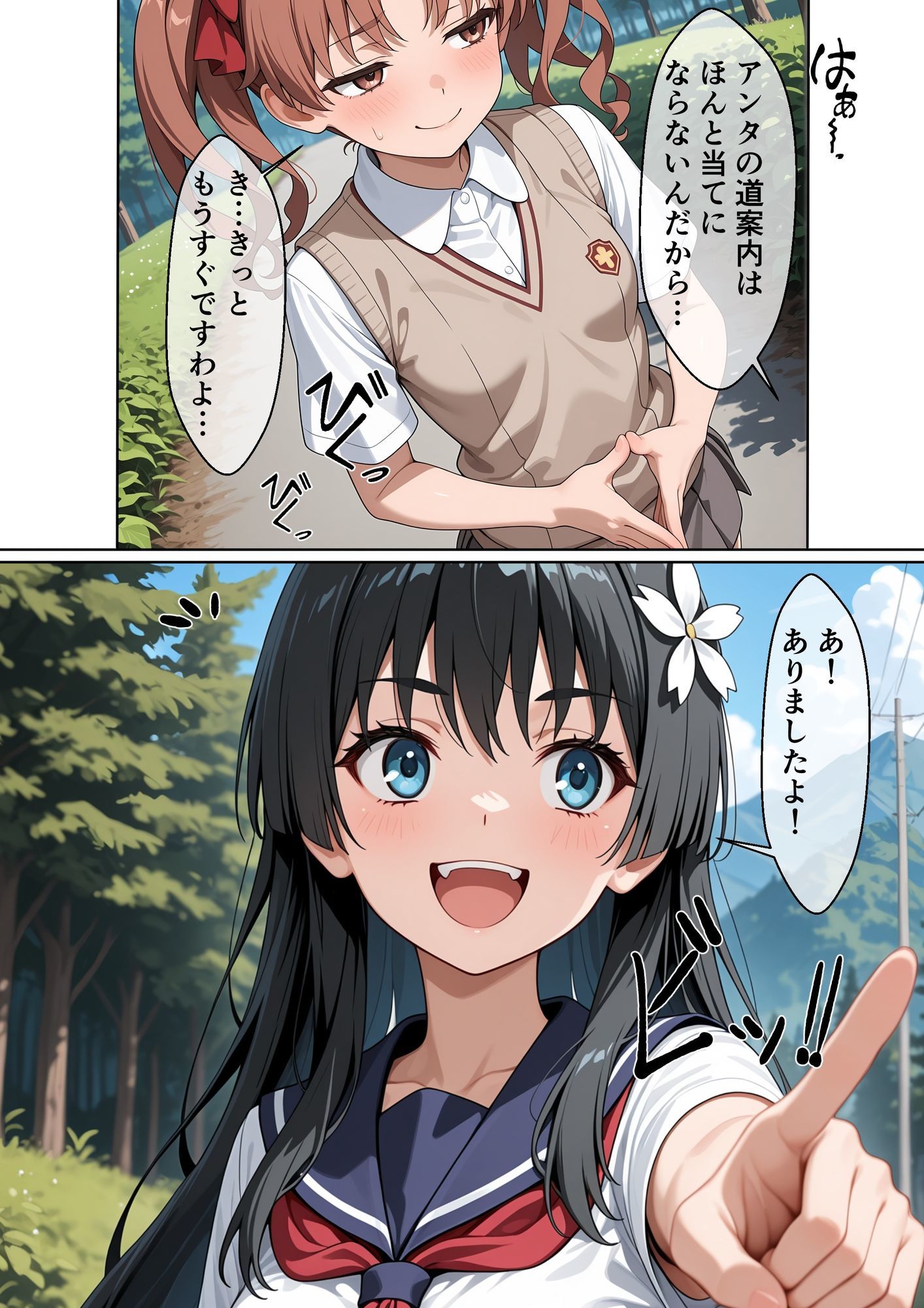 とある旅館の性交生活 催◯温泉旅館【とある科学◯超電磁砲編】 サンプル3ページ目