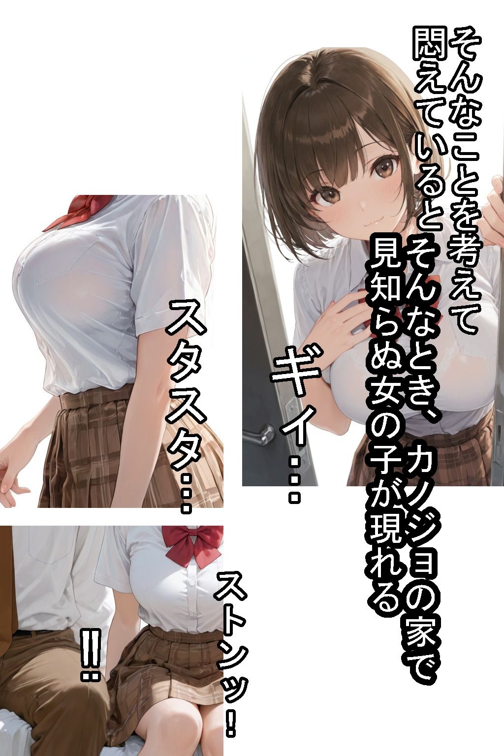 【制服】相手してくれないカノジョから、誘ってくれたその子の妹に乗りかえた話【征服えっち】 サンプル2ページ目
