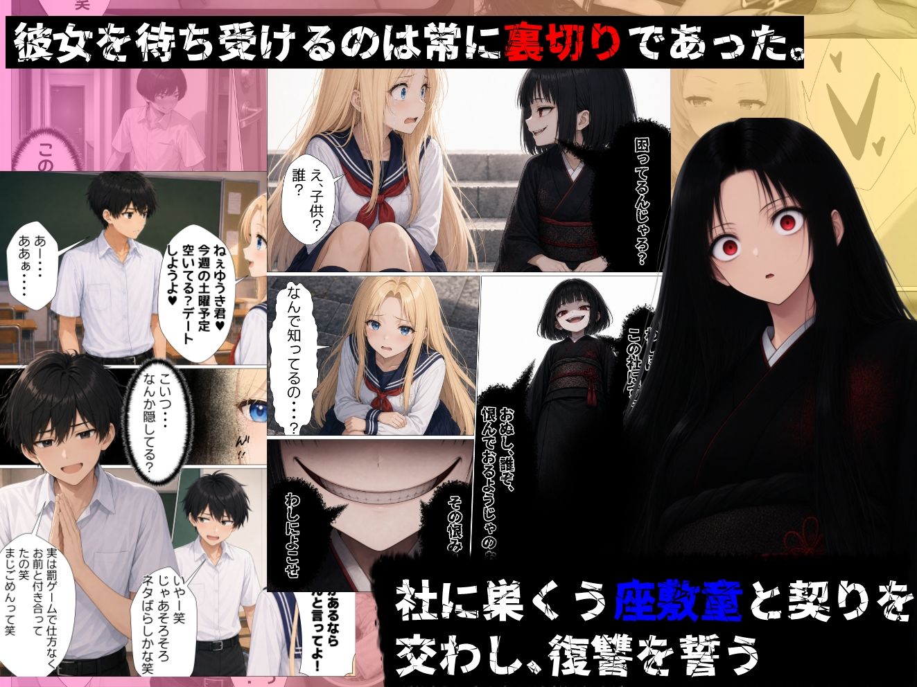 いじめ動画が流出してあーしの人生つんだ〜おしおき編〜 サンプル1ページ目