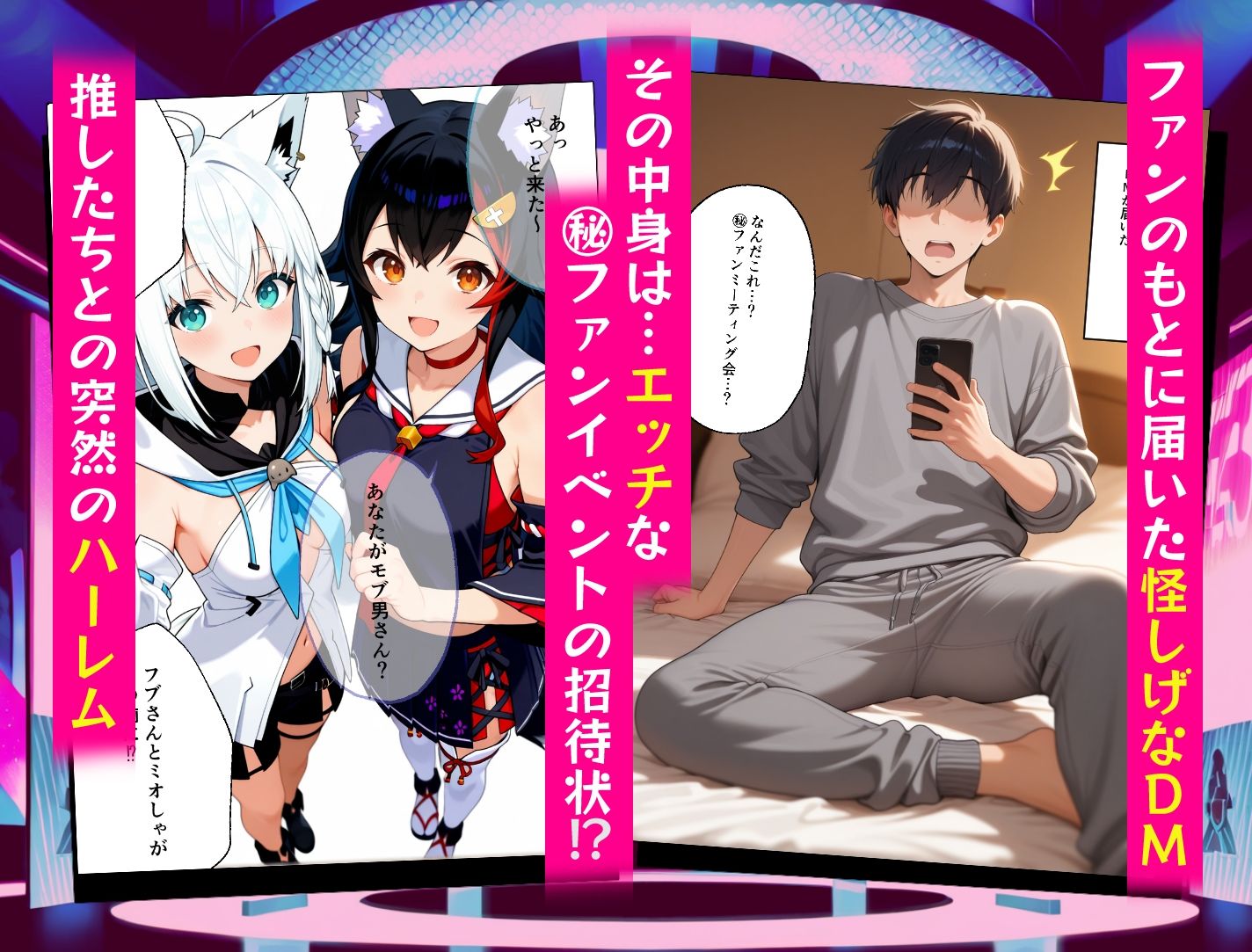 ゲマズ達のドスケベマル秘ファンサービス サンプル1ページ目