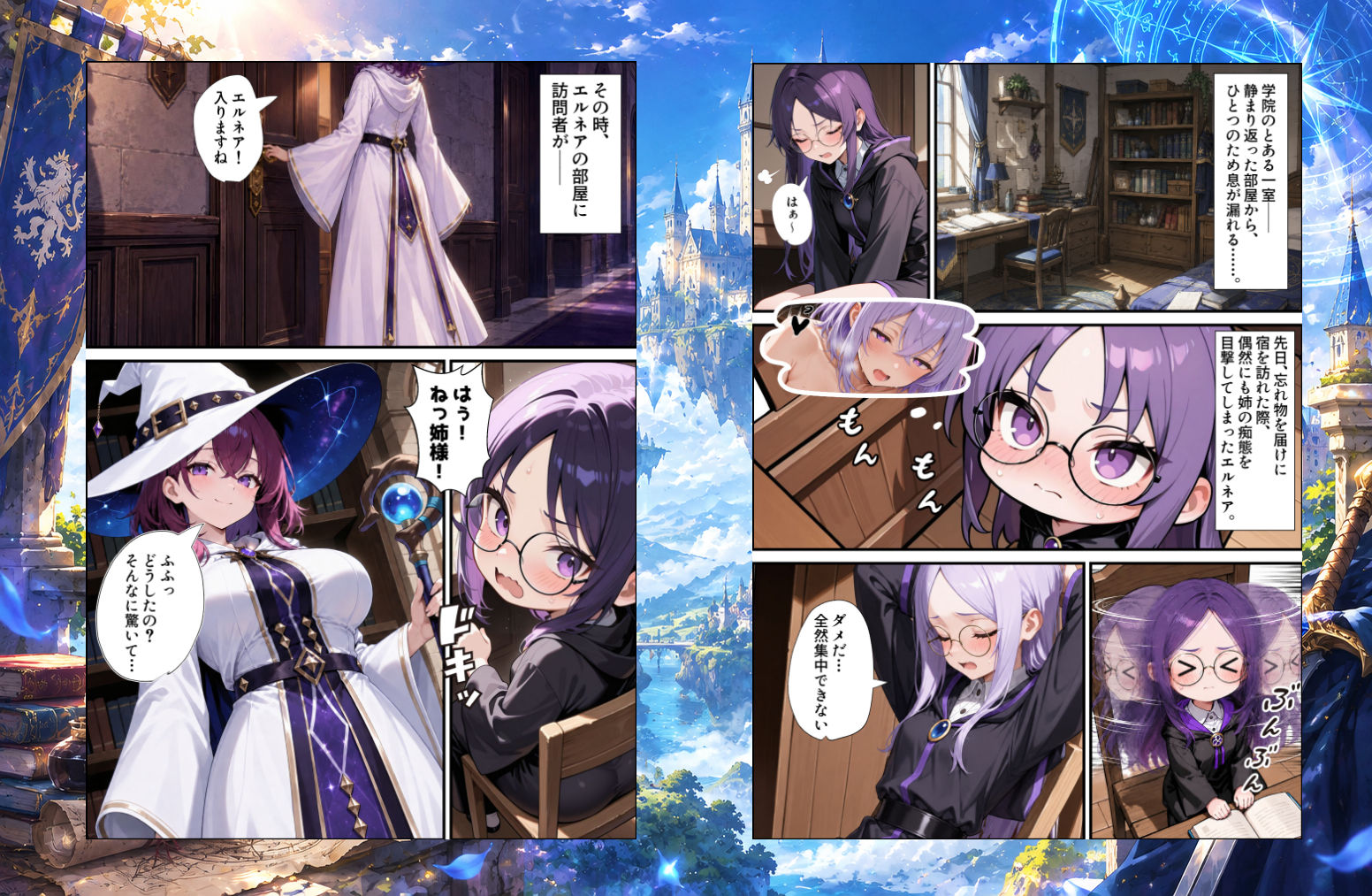 チートスキルで異世界ハーレム！10 〜才女と賢者を堕とす背徳の姉妹丼〜 サンプル1ページ目