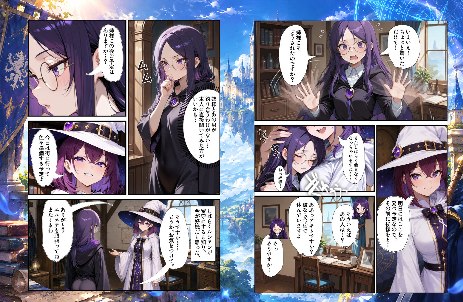 チートスキルで異世界ハーレム！10 〜才女と賢者を堕とす背徳の姉妹丼〜 サンプル2ページ目