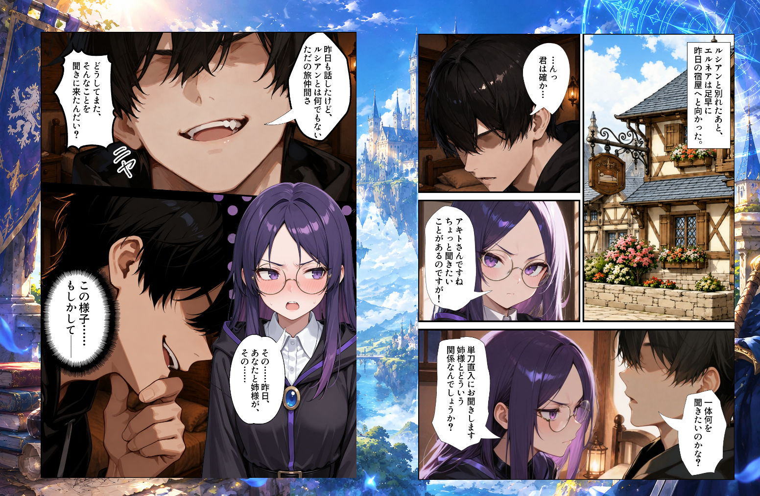 チートスキルで異世界ハーレム！10 〜才女と賢者を堕とす背徳の姉妹丼〜 サンプル3ページ目
