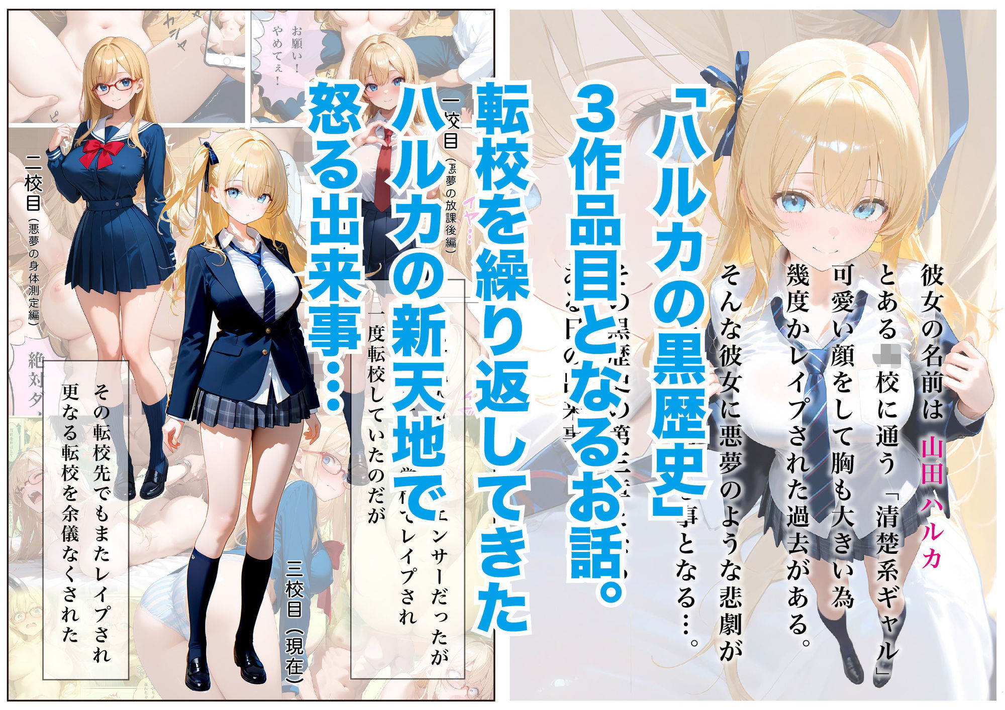 ハルカの黒歴史 悪夢のスカウト 前編 サンプル1ページ目