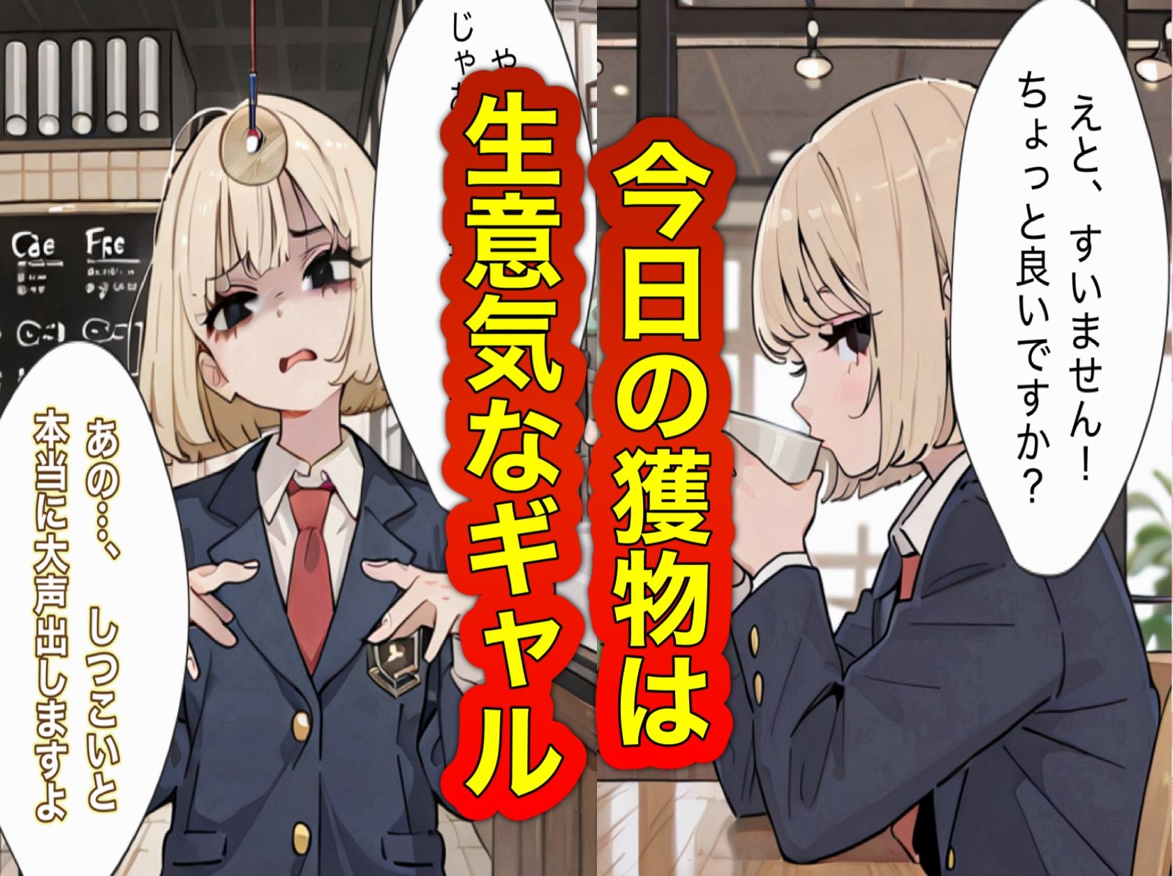 催●おじさんと便器ちゃん 〜生意気ギャル編〜 サンプル1ページ目
