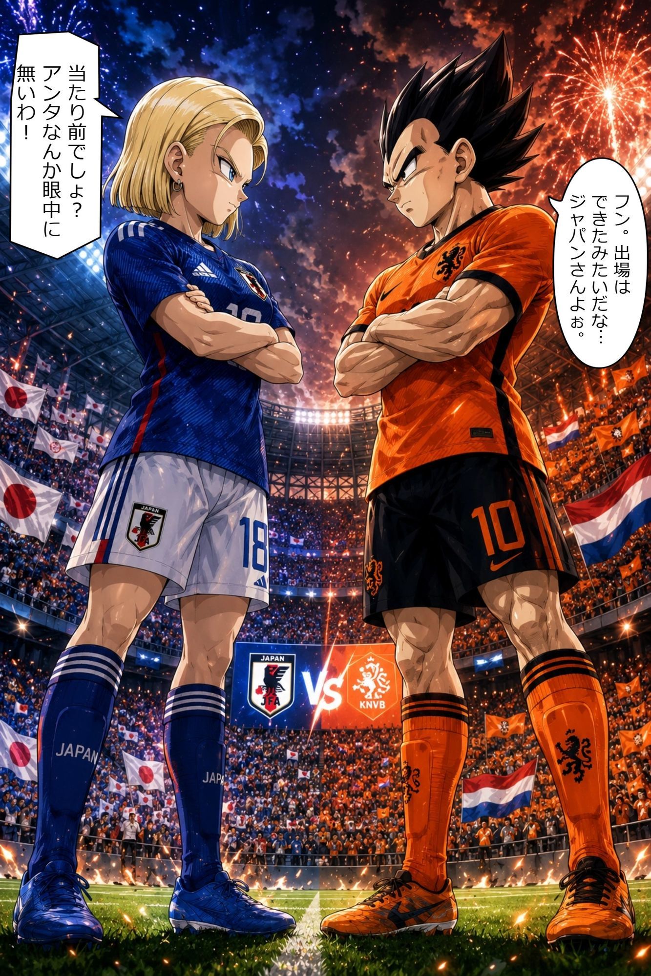 【総集編120枚超】18号×ベジータ 禁断ロッカールーム 1〜3完全収録 プライドを賭けた汗だく即ハメ サンプル1ページ目
