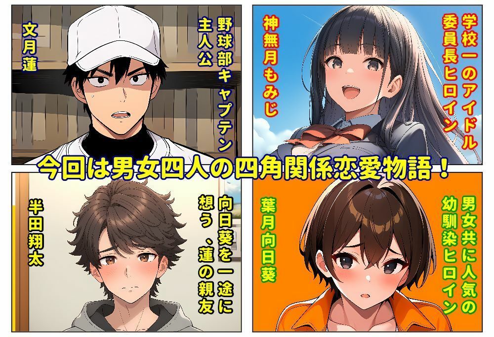 委員長とギャルがセックス勝負を始めたんだが俺が審判をする事になった話  総集編 サンプル4ページ目