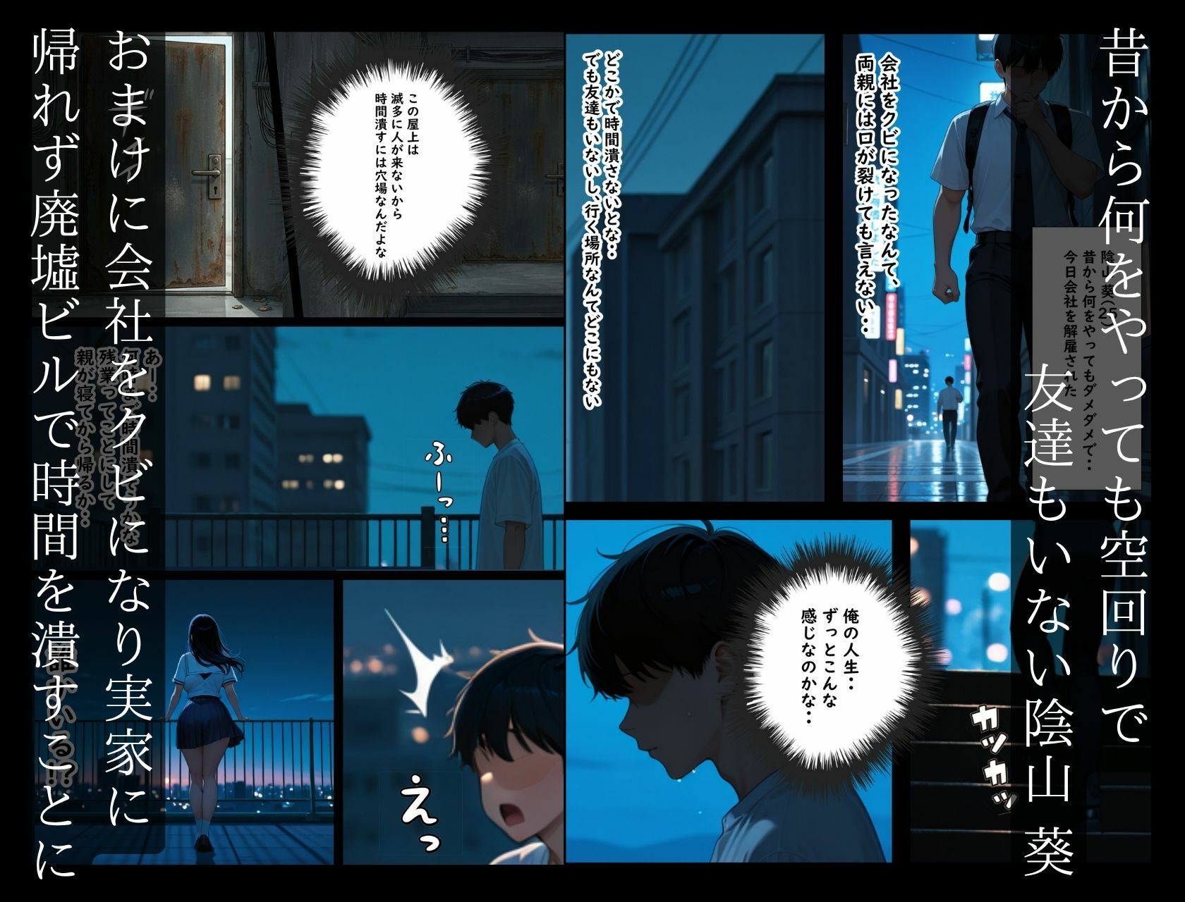 最期にするはずだったのに サンプル1ページ目