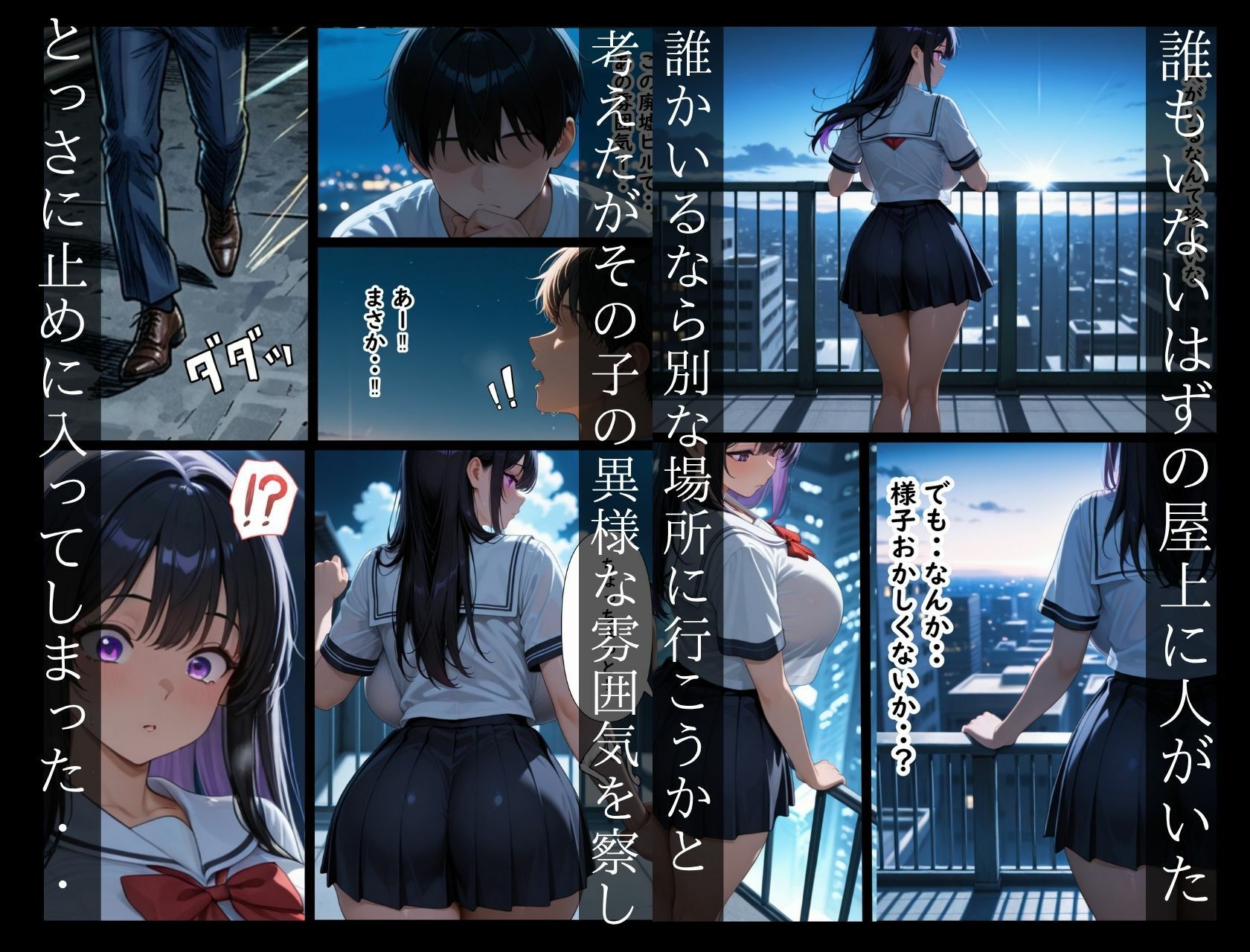 最期にするはずだったのに サンプル2ページ目