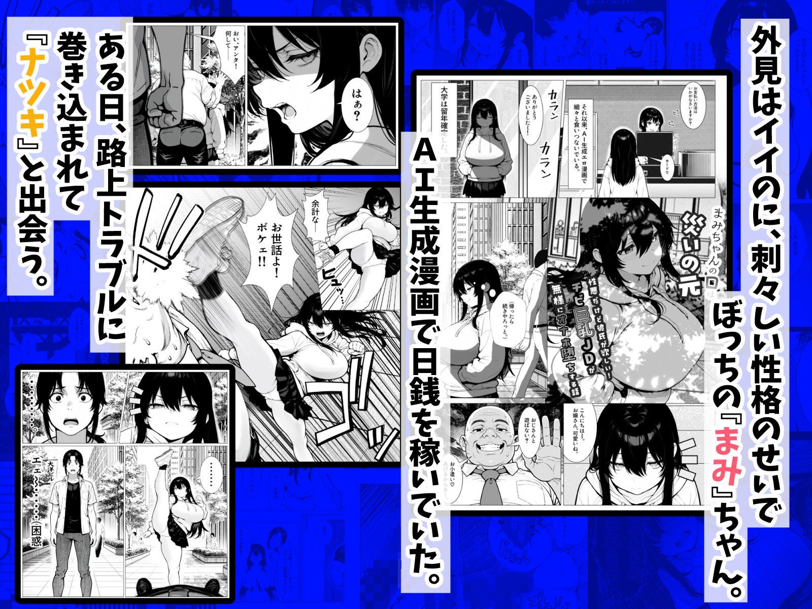 まみちゃんの口は災いの元〜性悪だけど彼氏が欲しい！チビ巨乳JDが無様にオナホ堕ちする話〜【一気読み版】 サンプル2ページ目