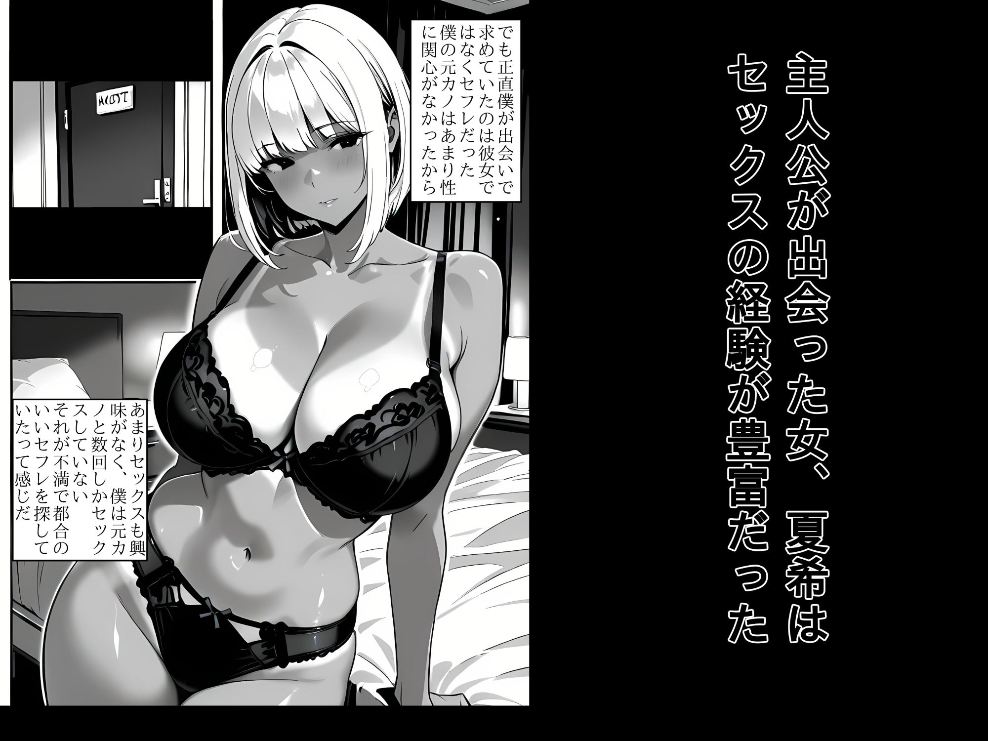 セフレの爆乳黒ギャル サンプル4ページ目