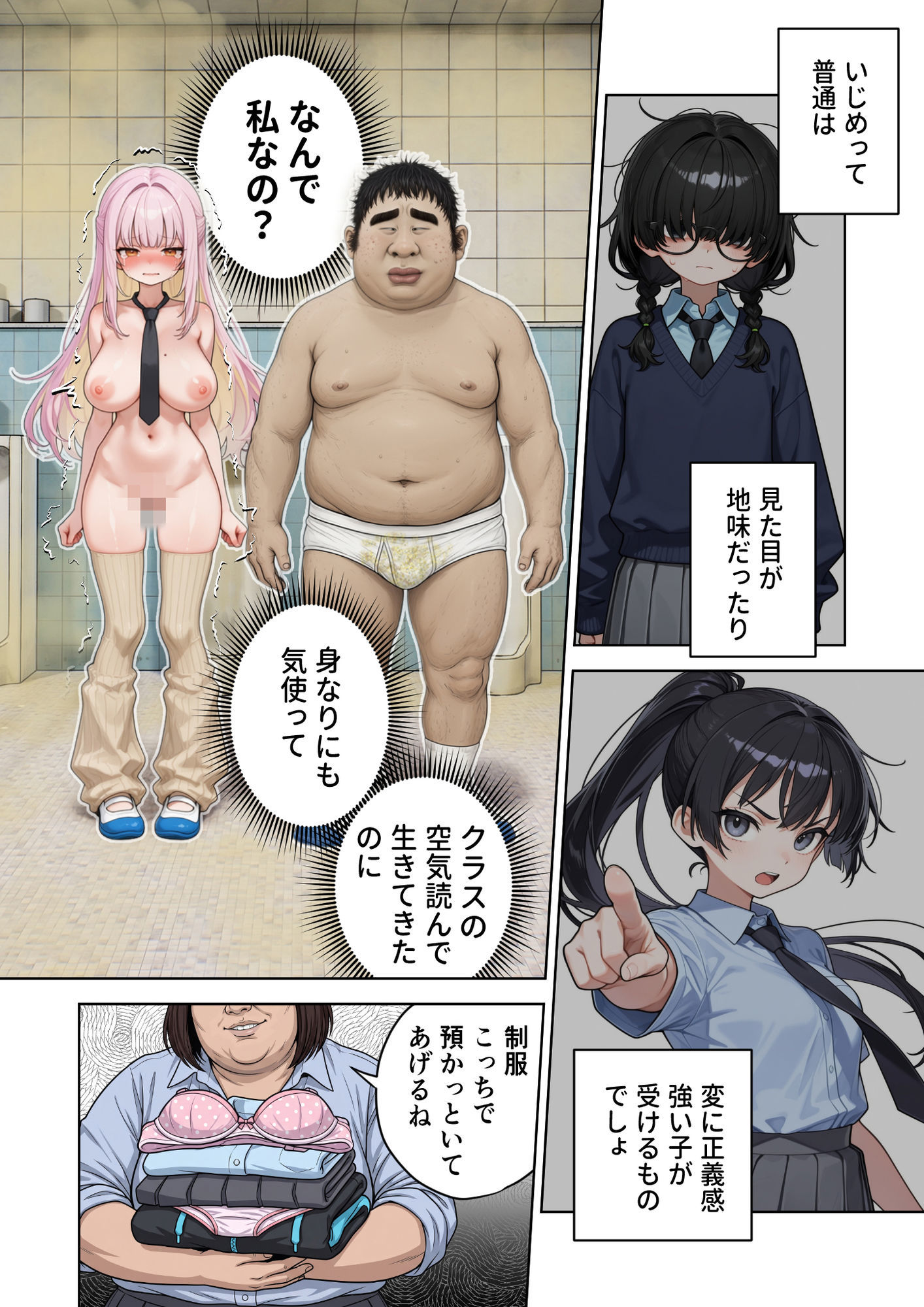 イジメはいじめられる側に原因がある サンプル8ページ目