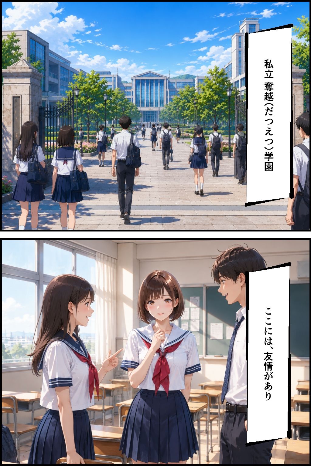 略奪学園放課後NTR 東雲美咲編 サンプル1ページ目