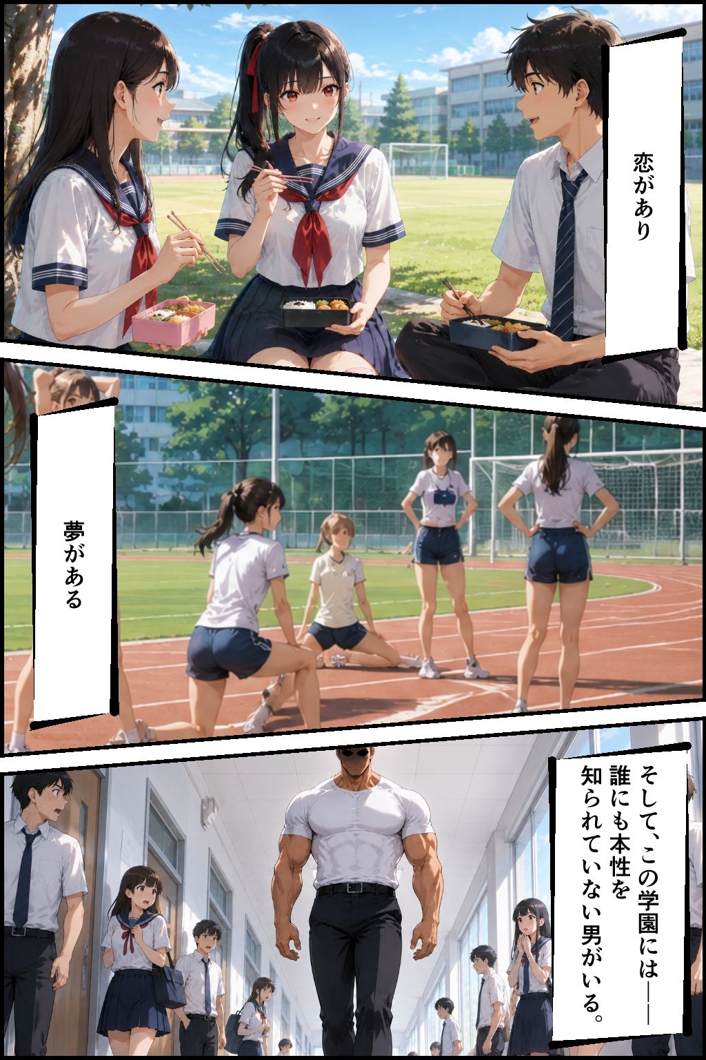 略奪学園放課後NTR 東雲美咲編 サンプル2ページ目