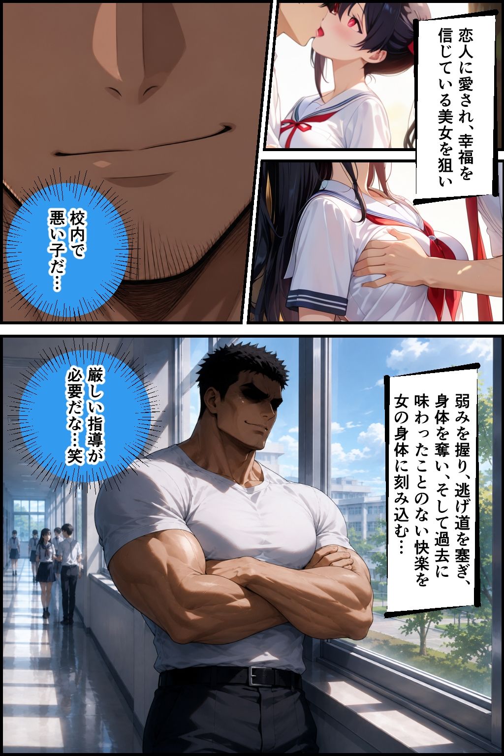 略奪学園放課後NTR 東雲美咲編 サンプル7ページ目