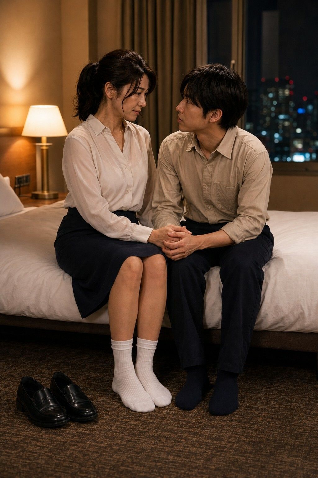 閉店後、人妻パートの白い靴下に触れた【本編全20話＋香織視点特別編＋カラー挿絵6枚】 サンプル3ページ目