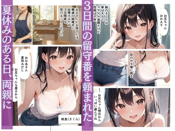 両親留守中の3日間妹とSEXしまくった話 サンプル1ページ目