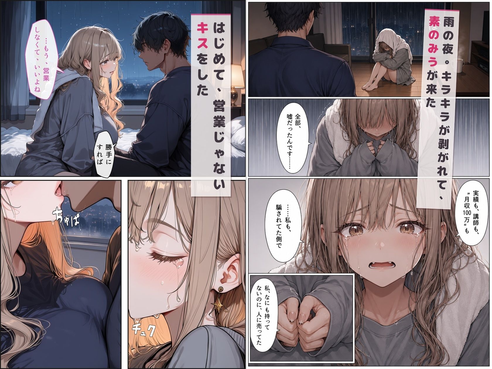 マルチ勧誘の港区女子に「入会するからエッチさせて」と返してみた サンプル8ページ目